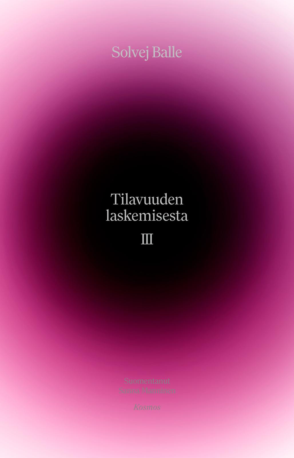 Tilavuuden laskemisesta III