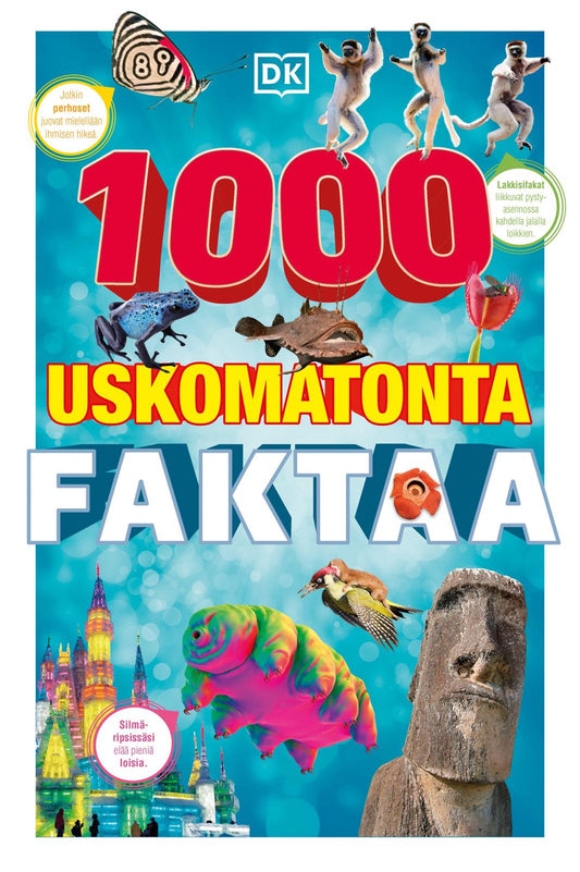 Etukansi. Dorling Kindersley. 1000 uskomatonta faktaa.