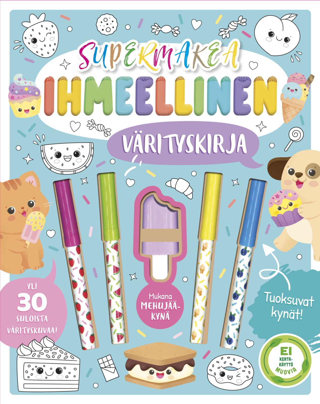 Ihmeelllinen värityskirja - Tuoksuvat kynät