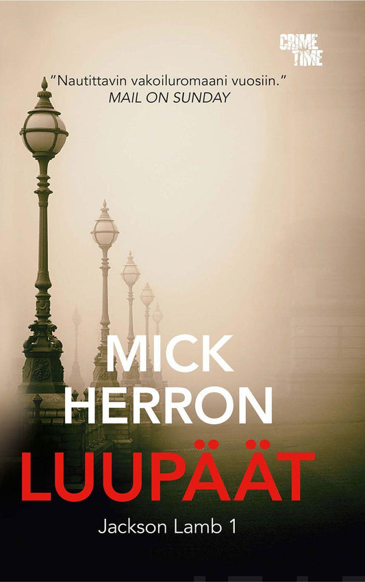 Etukansi. Mick Herron. Luupäät.