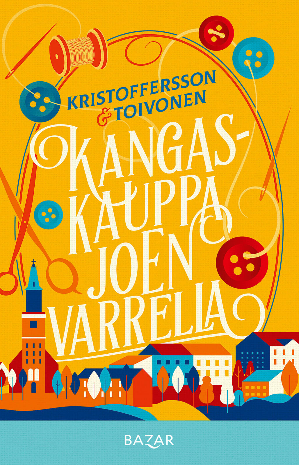 Kangaskauppa joen varrella