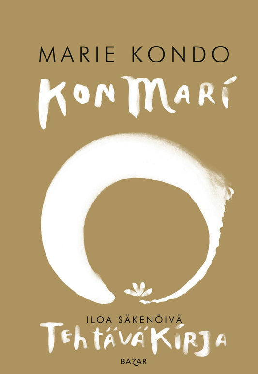 Etukansi. Marie Kondo. KonMari – Iloa säkenöivä tehtäväkirja.