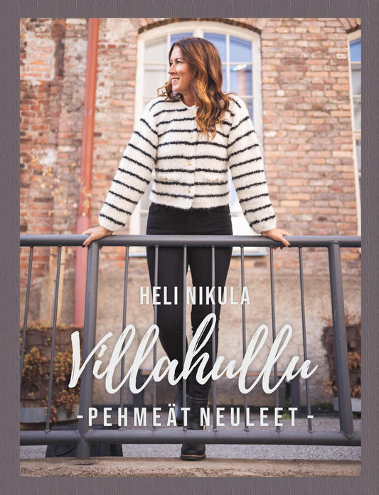 Etukansi. Heli Nikula. Villahullu - Pehmeät neuleet.