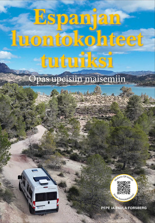Etukansi. Pepe Forsberg. Espanjan luontokohteet tutuiksi.