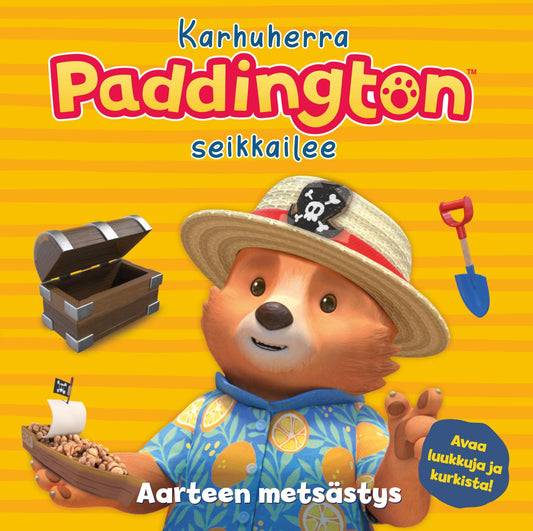 Etukansi. Paddington.com. Karhuherra Paddingtonin seikkailee - Aarteen metsästys.