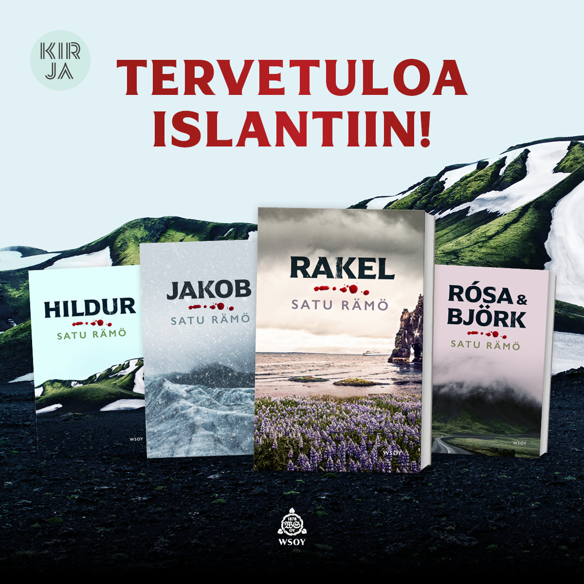 Hildur-sarjan osat 1-4 pokkaripakettina