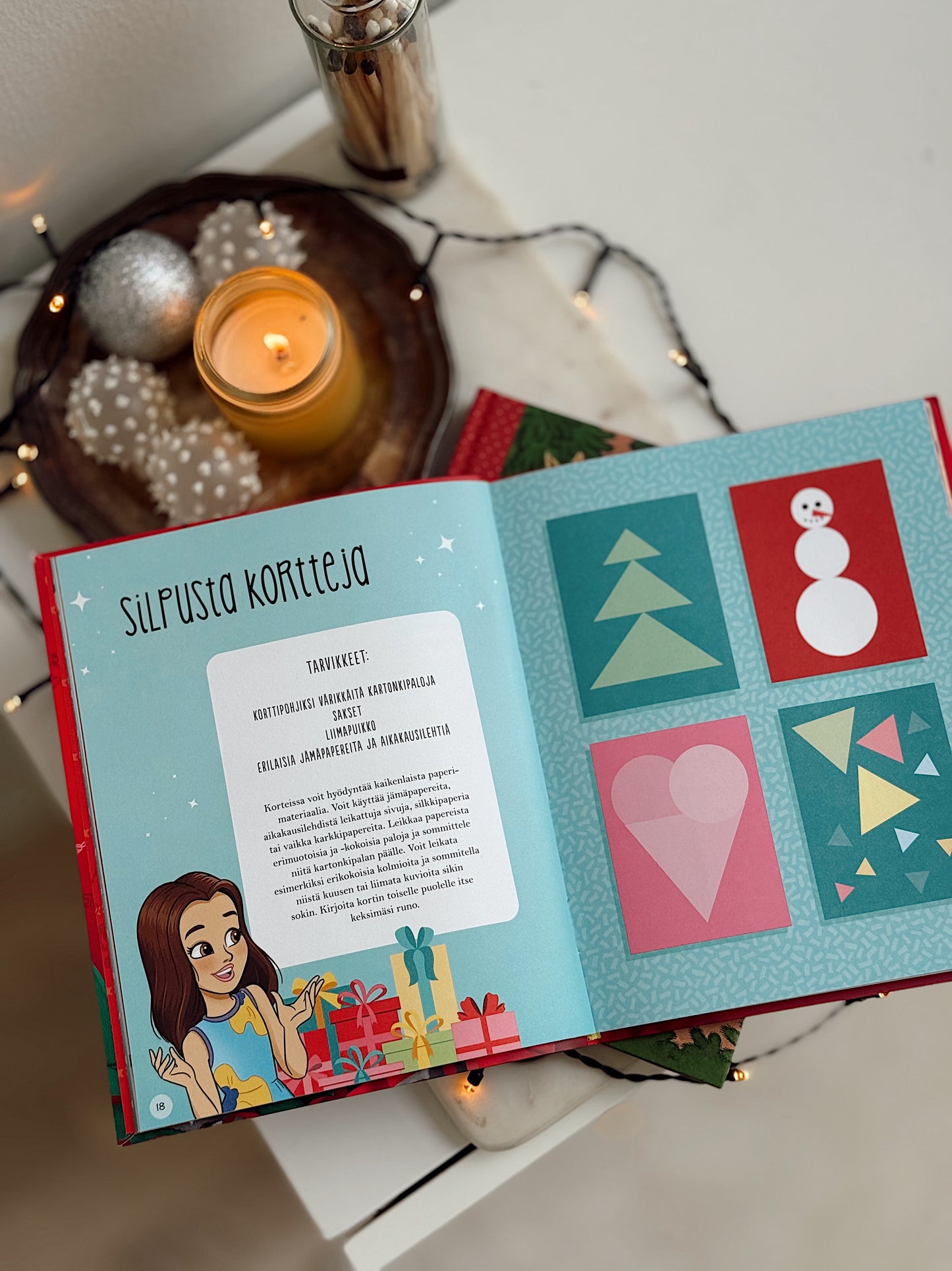 Elina ja Sofia. Jouluiloa!