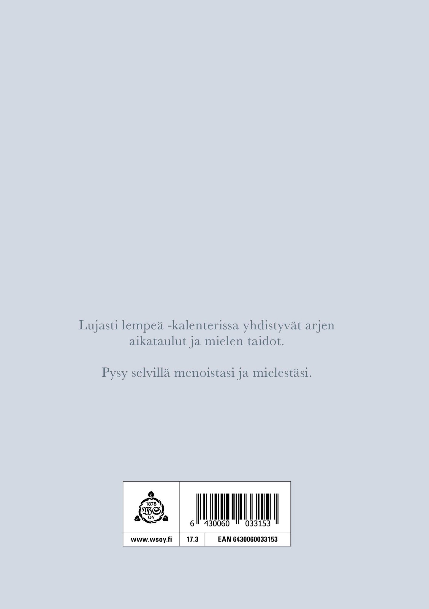 Lujasti lempeä. Kalenteri 2026