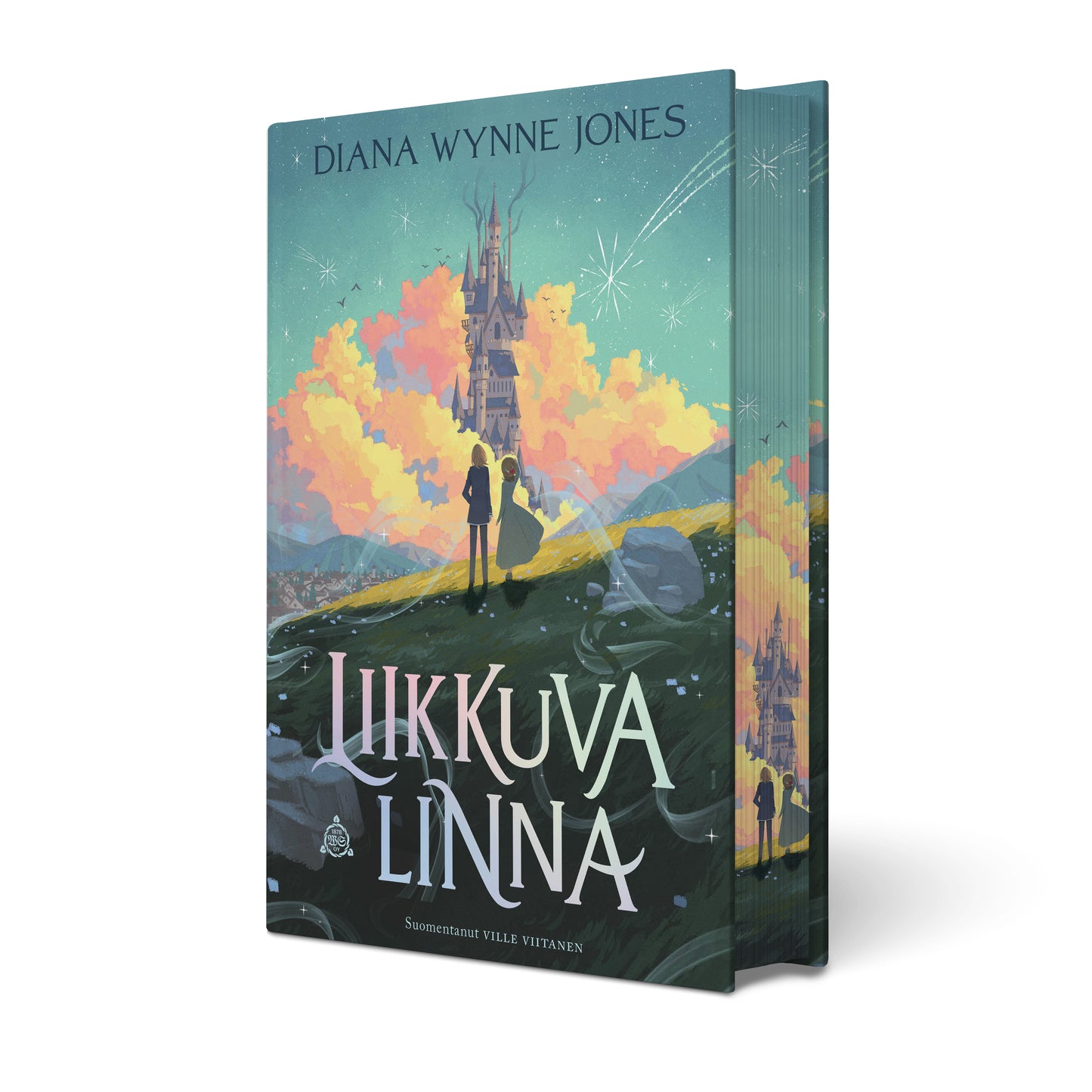 Liikkuva linna -kirjan sivuvärjäykset.