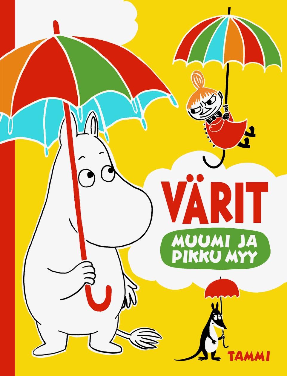 Muumi ja Pikku Myy. Värit