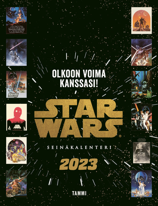 Star Wars Olkoon Voima kanssasi! 2023 seinäkalenteri ja muistikirja