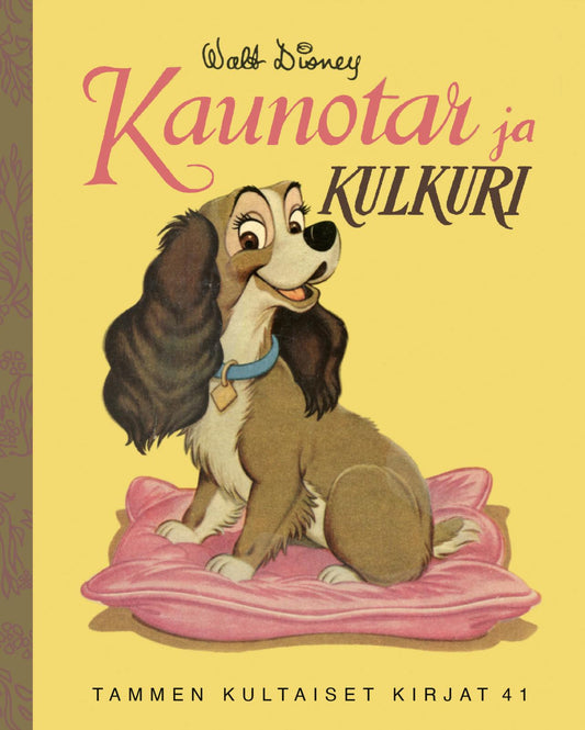 Etukansi. Disney. Kaunotar ja Kulkuri. TKK 41.