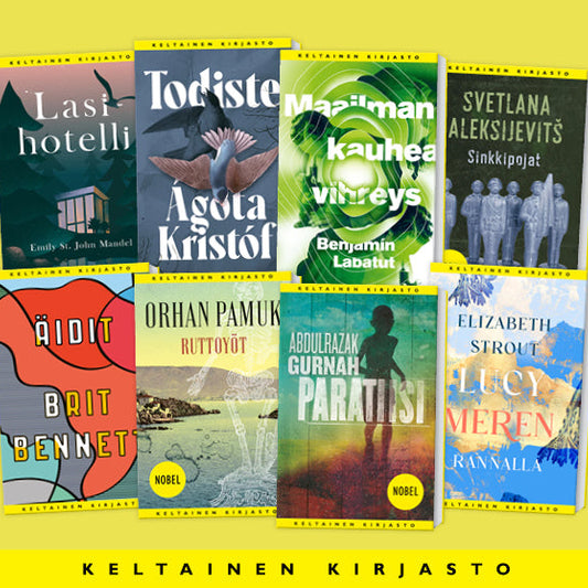 Keltainen kirjasto: kevätuutuudet 2023