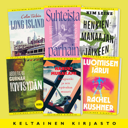 Keltaisen kirjaston syksy 2024 kovakantisina kirjoina