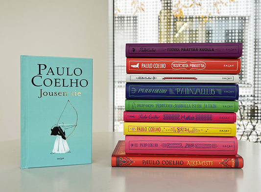Paulo Coelhon Jousen tie ja muita kirjailijan kirjoja