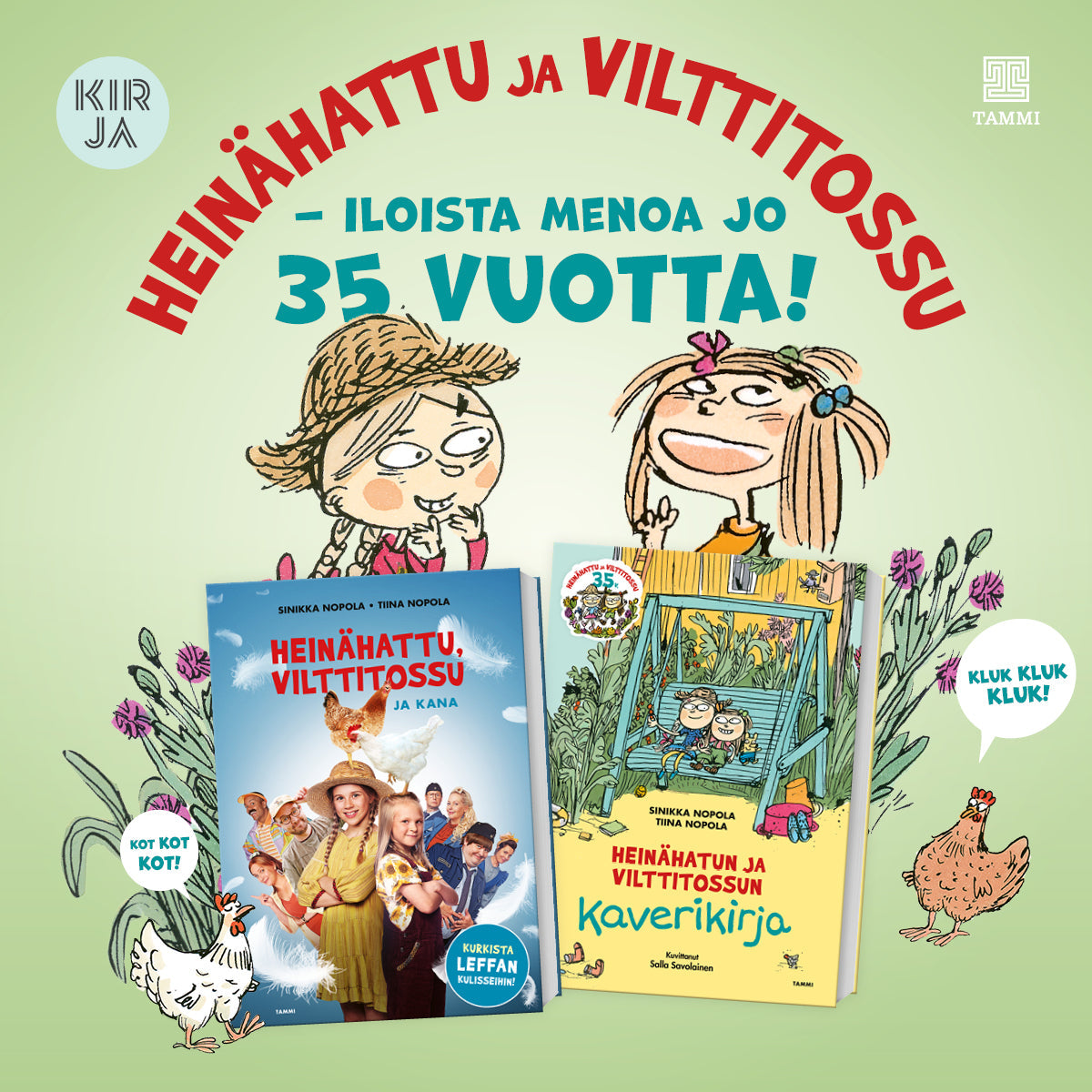 Heinähattu ja Vilttitossu -kirjat