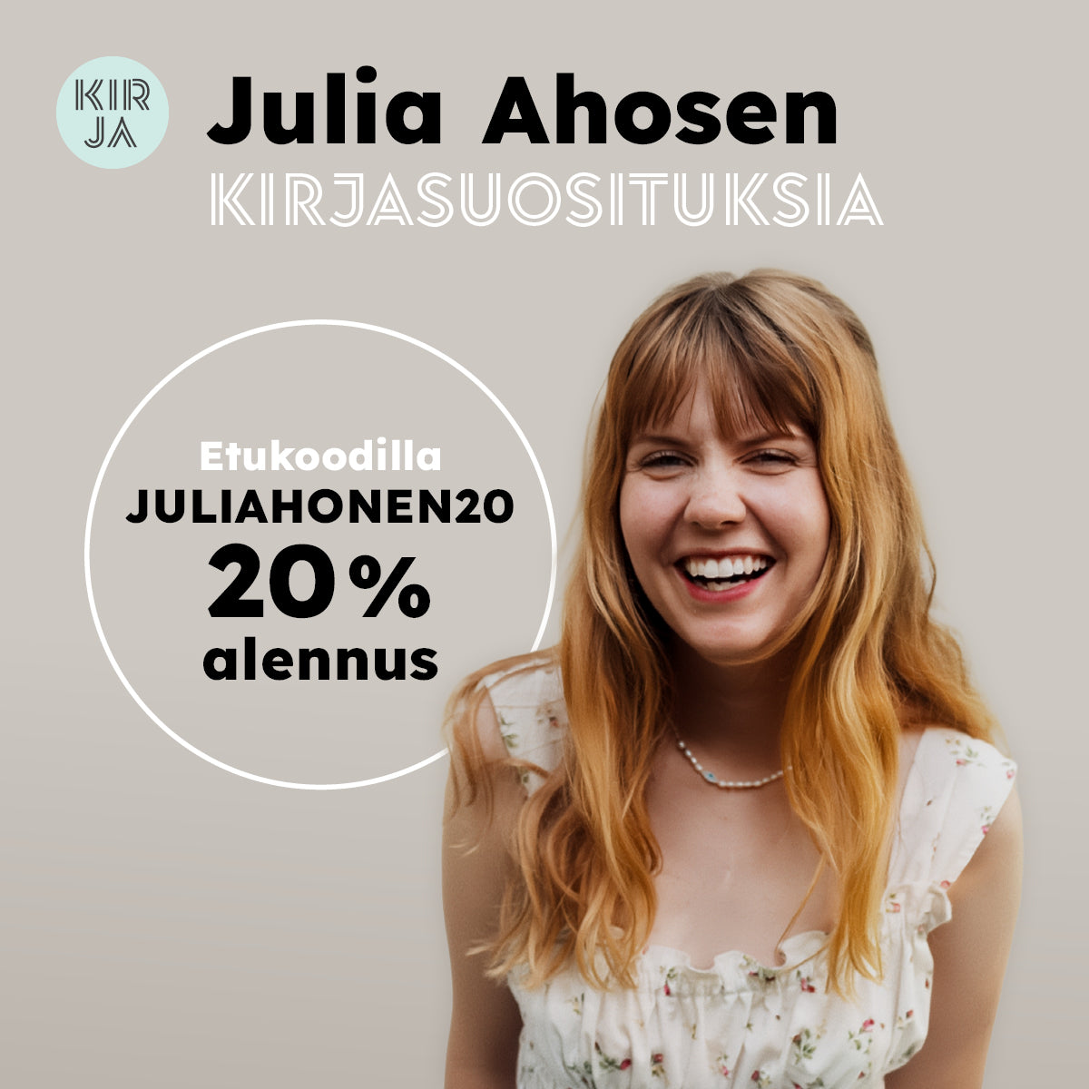 Julia Ahosen kirjasuosituksia