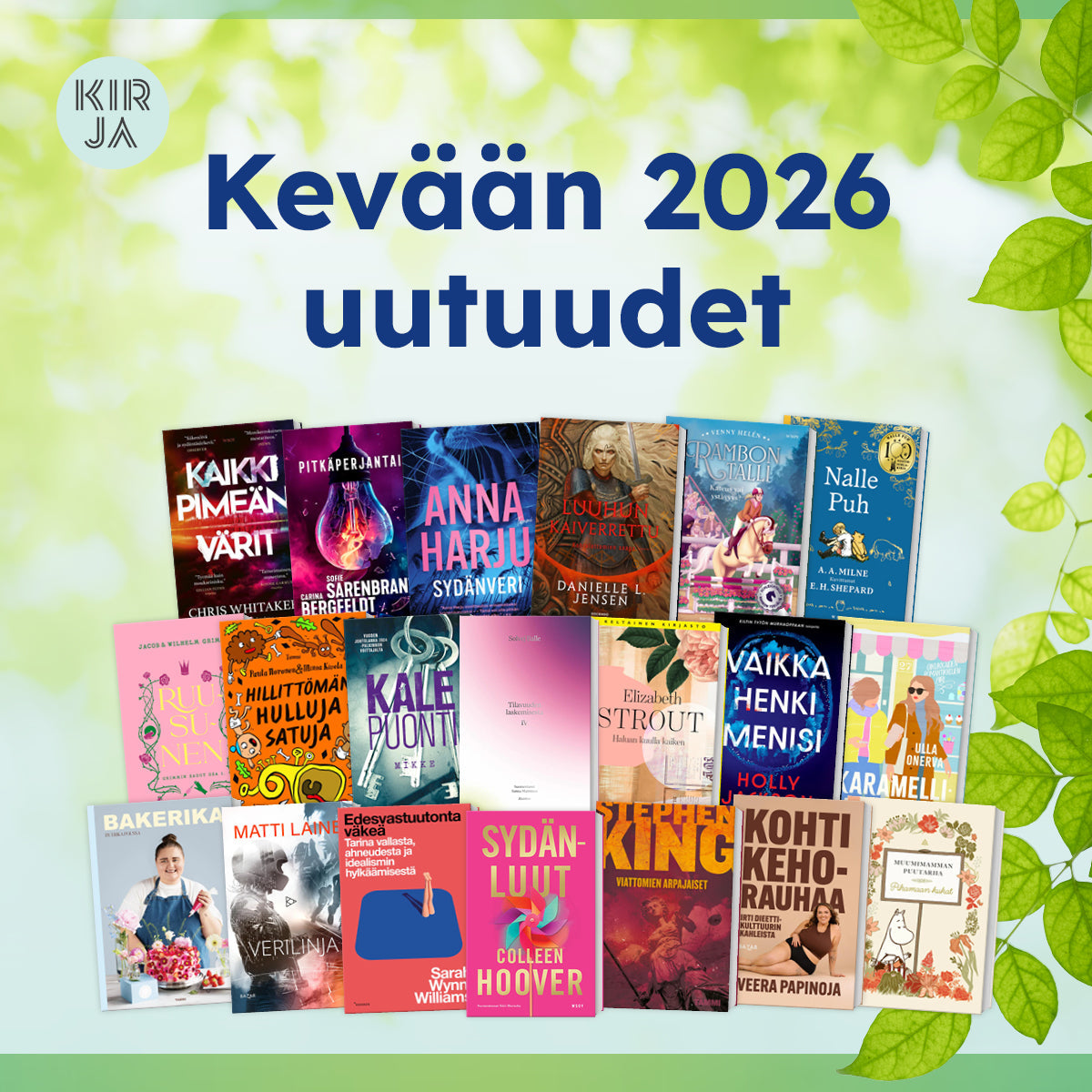 Kevään 2026 uutuuskirjat