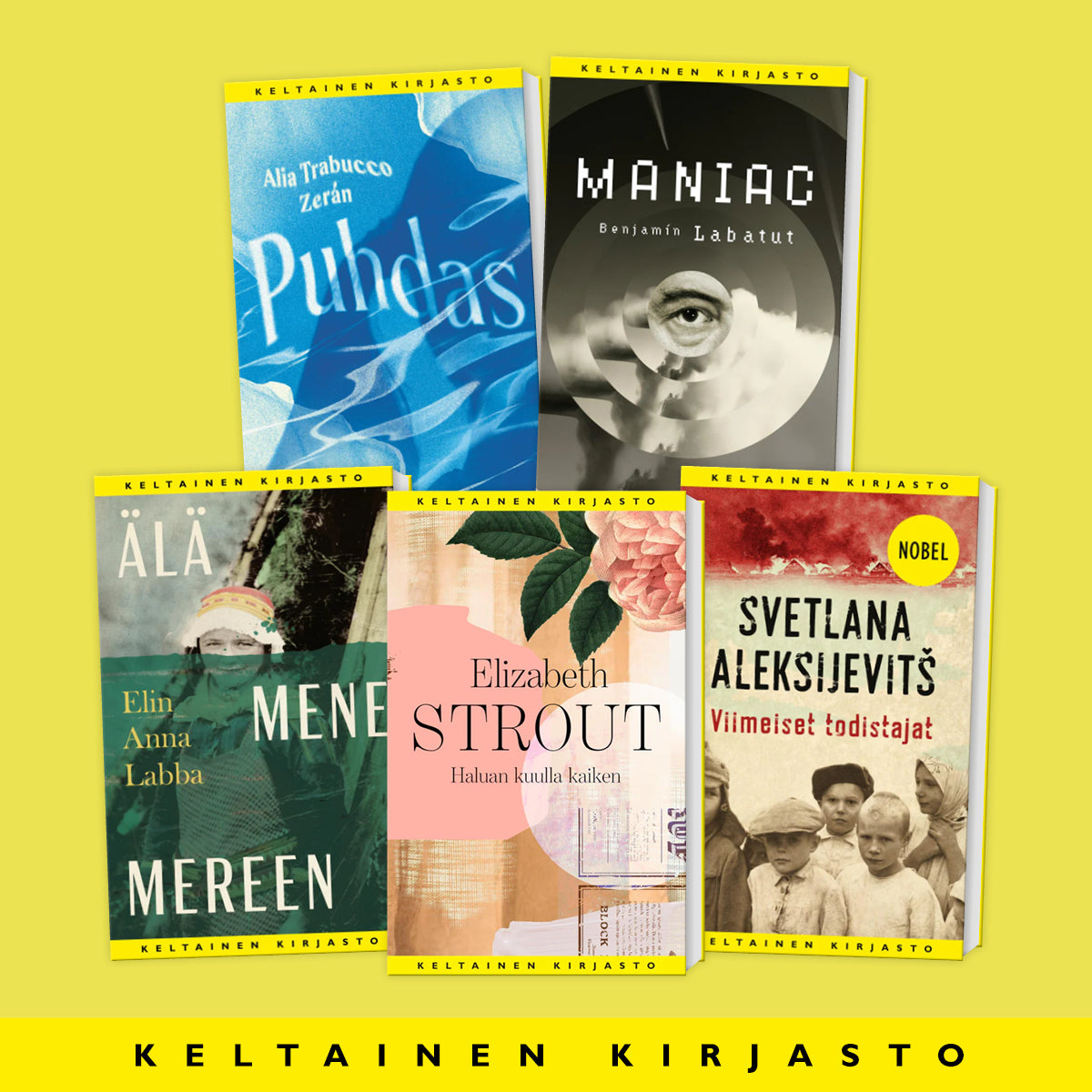Keltainen kirjasto -kirjat