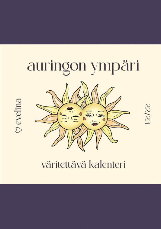 Etukansi. Evelina. Evelina. Auringon ympäri.