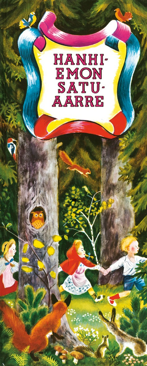 Etukansi. Hanhiemon satuaarre.