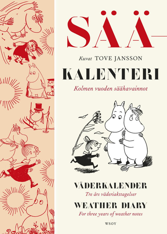 Etukansi. Tove Jansson. SÄÄKALENTERI.