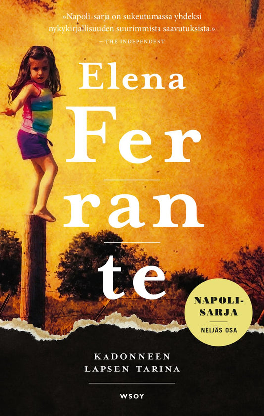 Etukansi. Elena Ferrante. Kadonneen lapsen tarina.