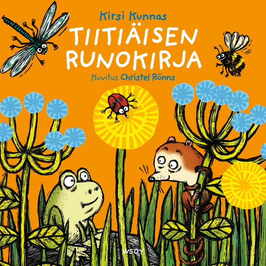 Etukansi. Kirsi Kunnas. Christel Rönns. Tiitiäisen runokirja.