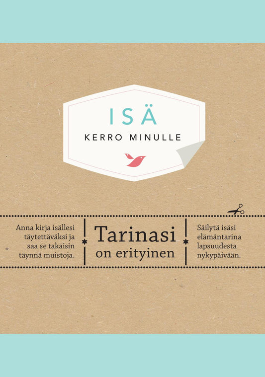 Etukansi. Elma van Vliet. Isä. Kerro minulle.