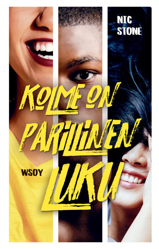 Etukansi. Nic Stone. Kolme on parillinen luku.