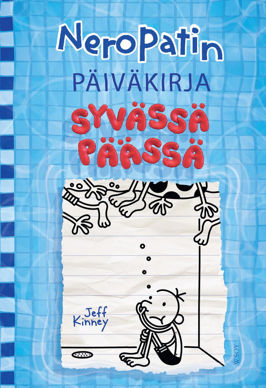 Etukansi. Jeff Kinney. Jeff Kinney. Neropatin päiväkirja: Syvässä päässä.