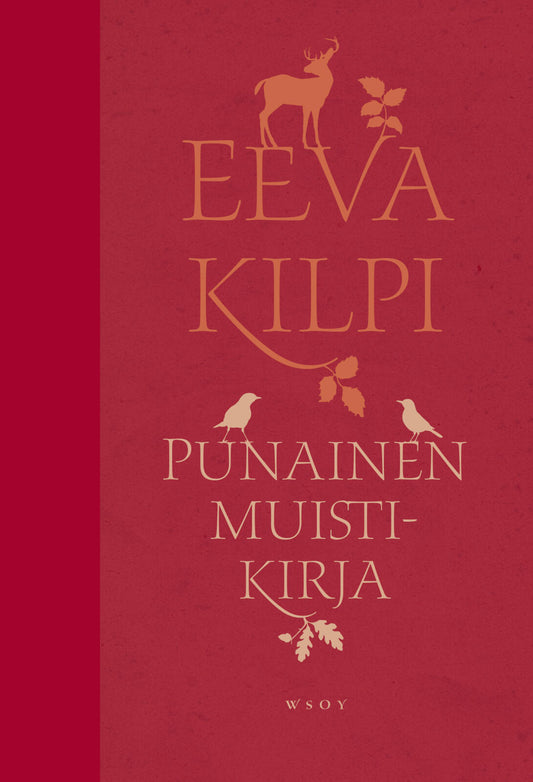 Etukansi. Eeva Kilpi. Punainen muistikirja.