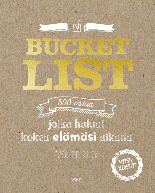 Etukansi. Elise de Rijck. Bucket list.