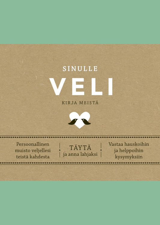 Etukansi. Elma van Vliet. Sinulle, veli.