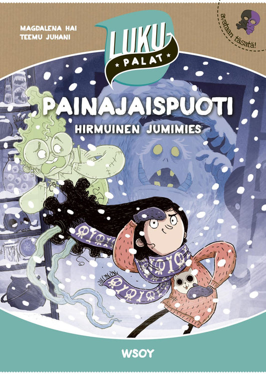 Etukansi. Magdalena Hai. Teemu Juhani. Painajaispuoti: Hirmuinen Jumimies.