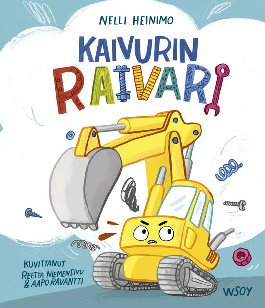 Etukansi. Nelli Heinimo. Reetta Niemensivu. Aapo Ravantti. Kaivurin raivari.