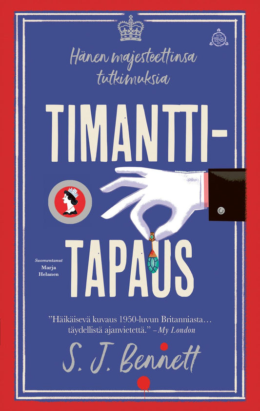 Etukansi. S. J. Bennett. Timanttitapaus.