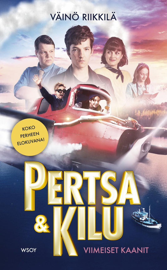 Etukansi. Väinö Riikkilä. Pertsa ja Kilu: Viimeiset kaanit (elokuvakansi).