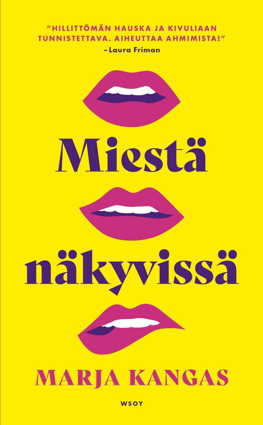 Etukansi. Marja Kangas. Miestä näkyvissä.