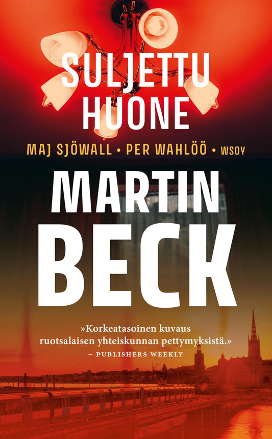 Etukansi. Maj Sjöwall. Per Wahlöö. Suljettu huone.