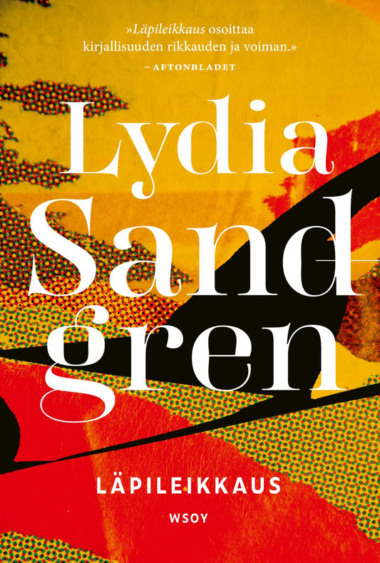 Etukansi. Lydia Sandgren. Läpileikkaus.