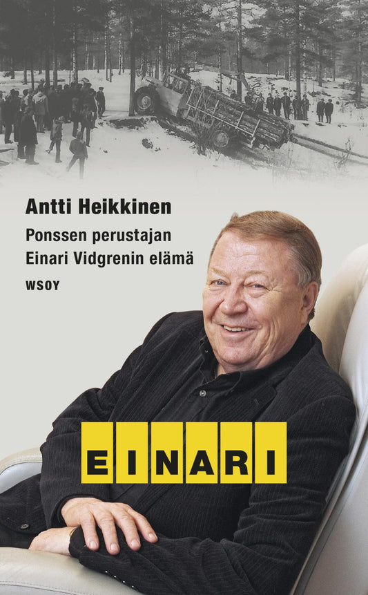 Etukansi. Antti Heikkinen. Einari.