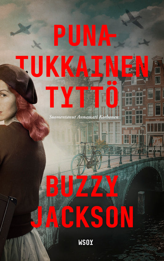 Etukansi. Buzzy Jackson. Punatukkainen tyttö.