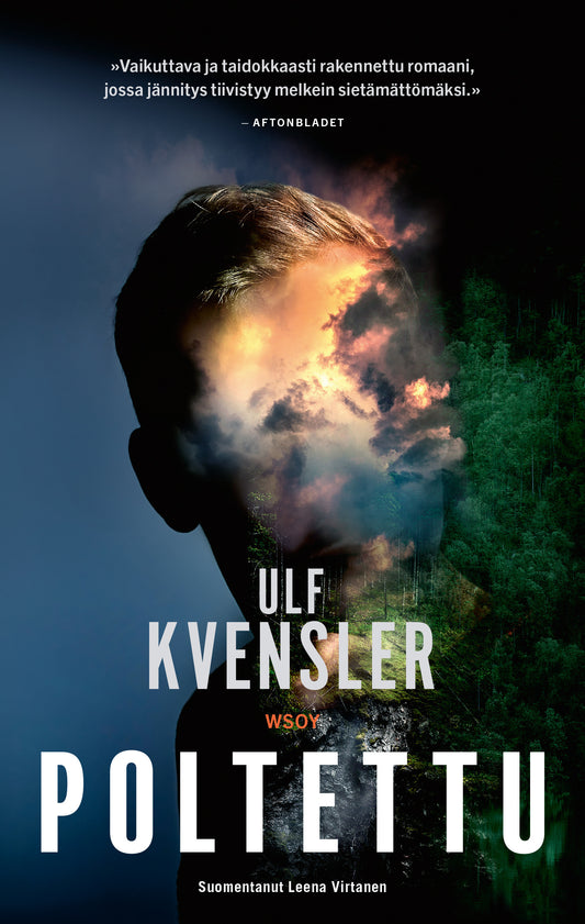 Etukansi. Ulf Kvensler. Poltettu.