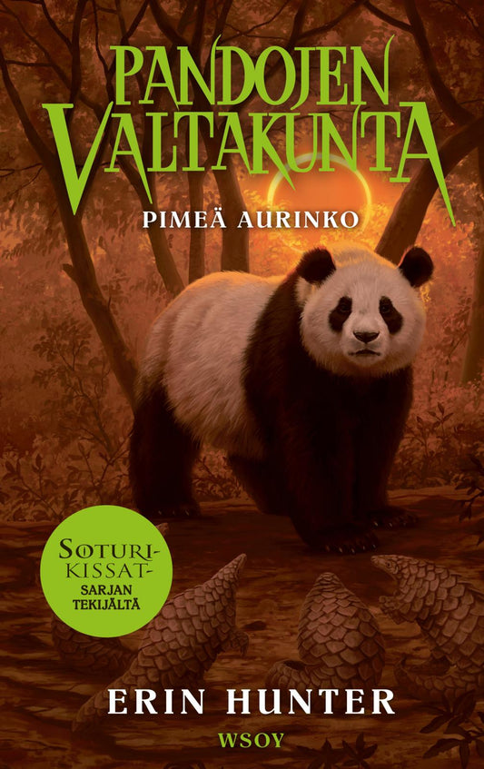 Etukansi. Erin Hunter. Johanna Tarkela. Pandojen valtakunta: Pimeä aurinko.