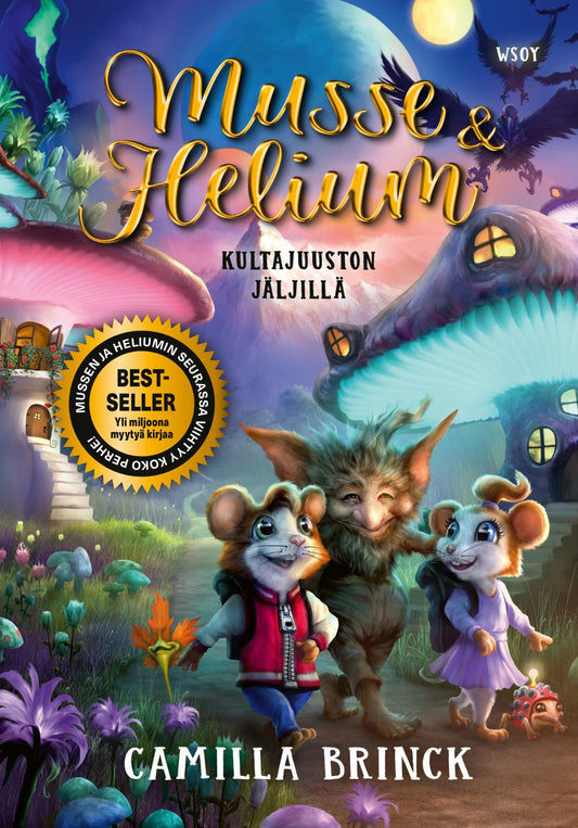 Etukansi. Camilla  Brinck. Shen Fei. Jan  Jäger. Ted  Ottosson. Marco  Skoog. Musse ja Helium 2: Kultajuuston jäljillä.