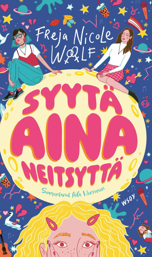Etukansi. Freja Nicole  Woolf. Syytä aina neitsyttä.