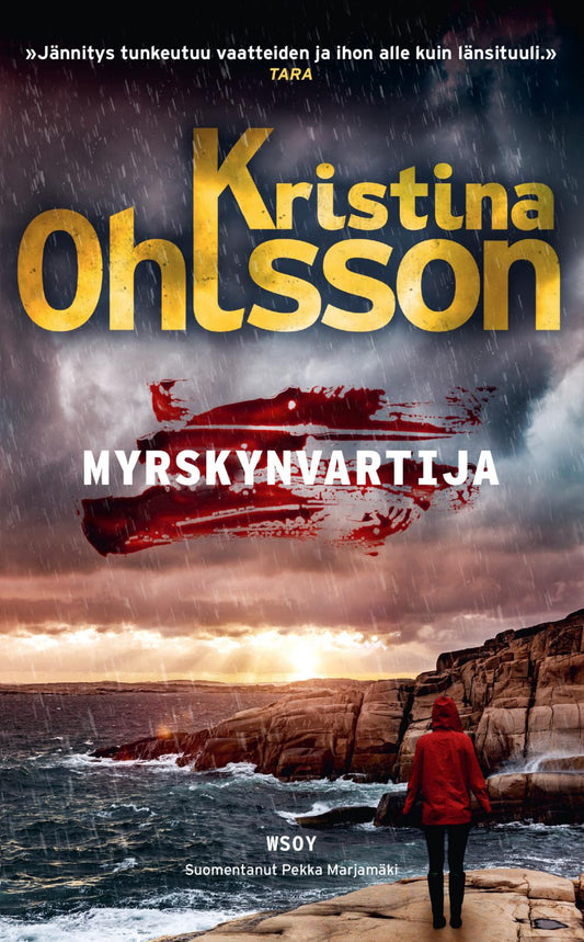 Etukansi. Kristina Ohlsson. Myrskynvartija.