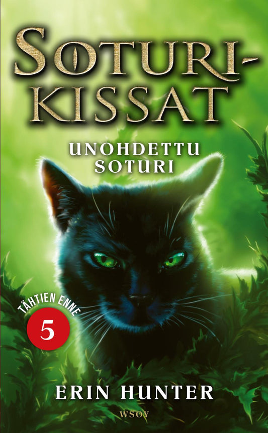 Etukansi. Erin Hunter. Soturikissat: Tähtien enne 5: Unohdettu soturi.