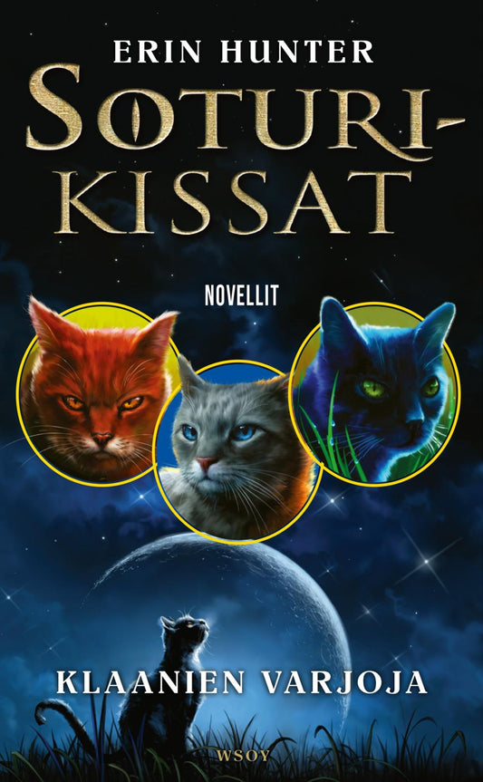 Etukansi. Erin Hunter. Soturikissat: Klaanien varjoja.